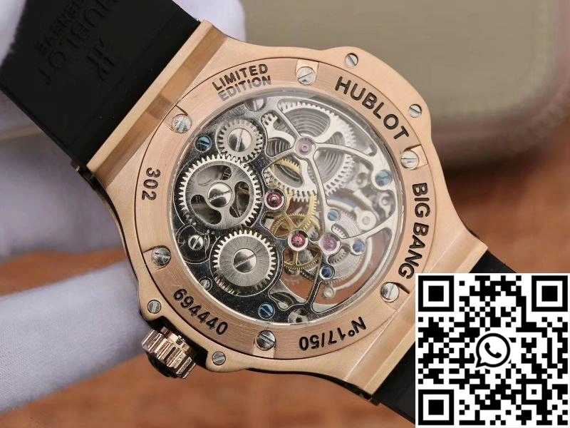 Hublot Classic Fusion Rose Gold Tourbillon White Enamel Dial