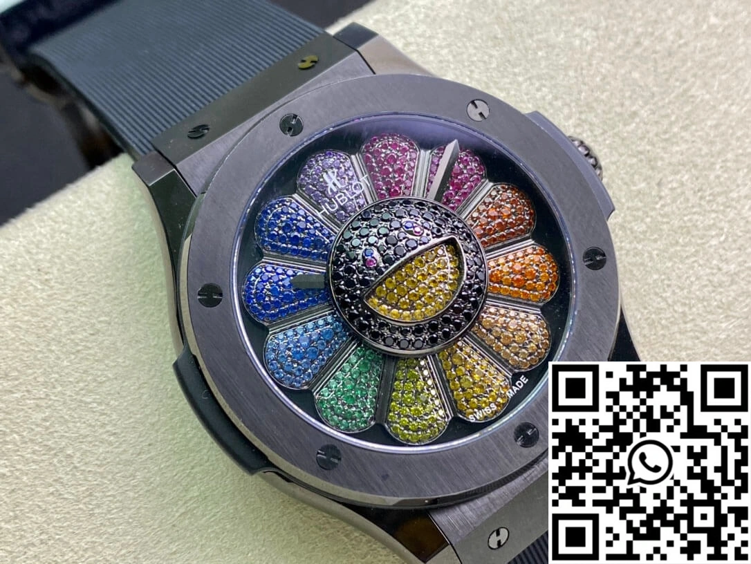 Hublot Classic Fusion Takashi Murakami 507.CX.9000.RX.TAK21 Sunflower Ceramic Bezel