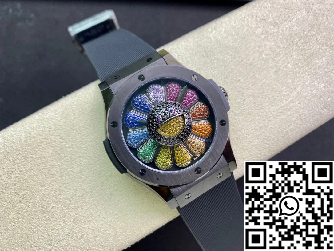 Hublot Classic Fusion Takashi Murakami 507.CX.9000.RX.TAK21 Sunflower Ceramic Bezel