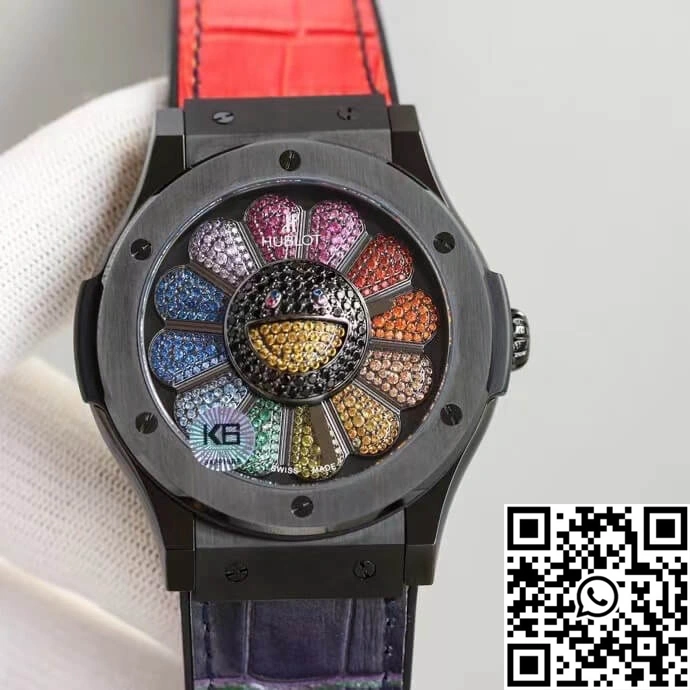 Hublot Classic Fusion Takashi Murakami 507.CX.9000.RX.TAK21 Sunflower Colored Dial