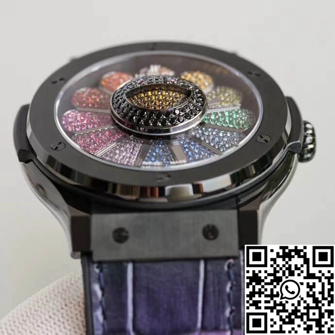 Hublot Classic Fusion Takashi Murakami 507.CX.9000.RX.TAK21 Sunflower Colored Dial