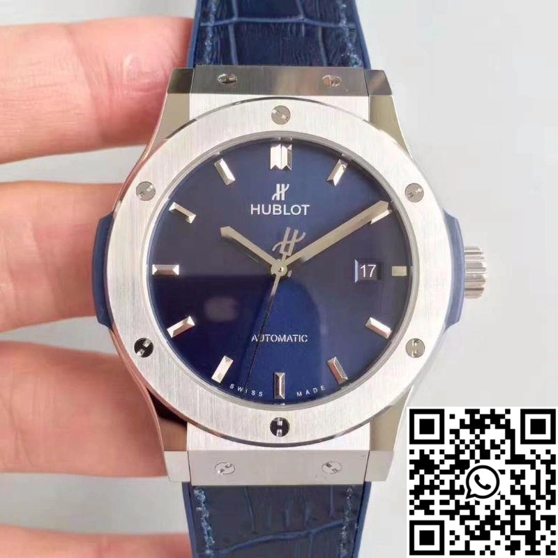 Hublot Classic Fusion Titanium Blue 511.NX.7170.LR JJ Factory Blue Dial