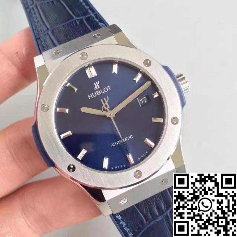 Hublot Classic Fusion Titanium Blue 511.NX.7170.LR JJ Factory Blue Dial