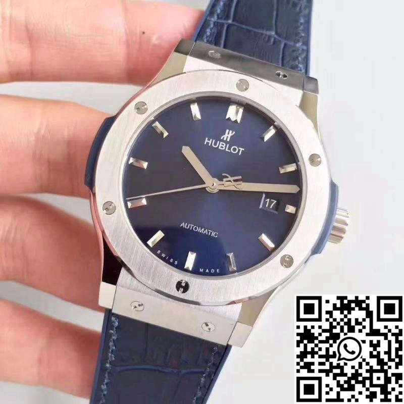 Hublot Classic Fusion Titanium Blue 511.NX.7170.LR JJ Factory Blue Dial
