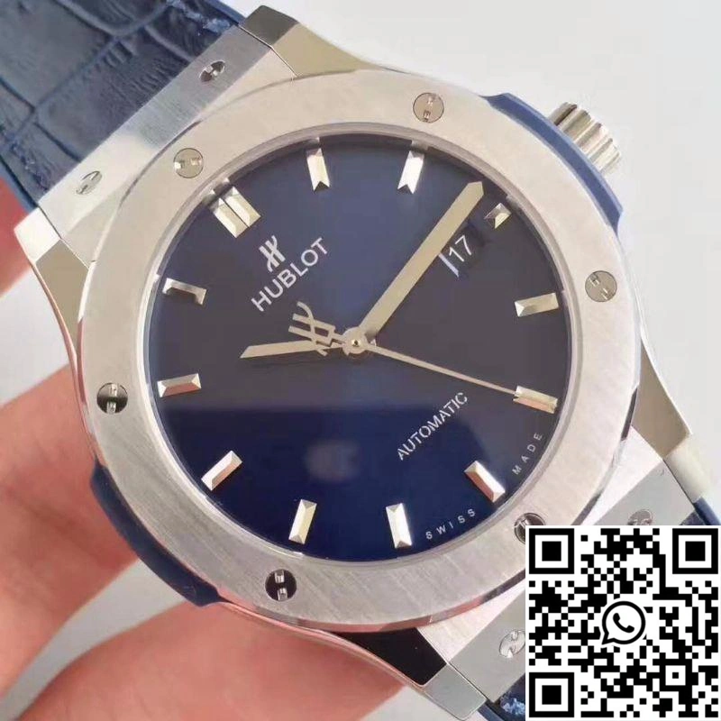 Hublot Classic Fusion Titanium Blue 511.NX.7170.LR JJ Factory Blue Dial