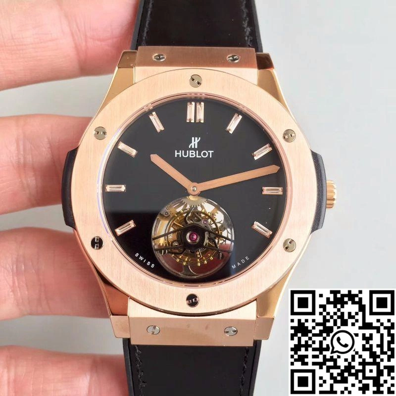 Hublot Classic Fusion Tourbillon 505.OX.1180.LR Black Dial