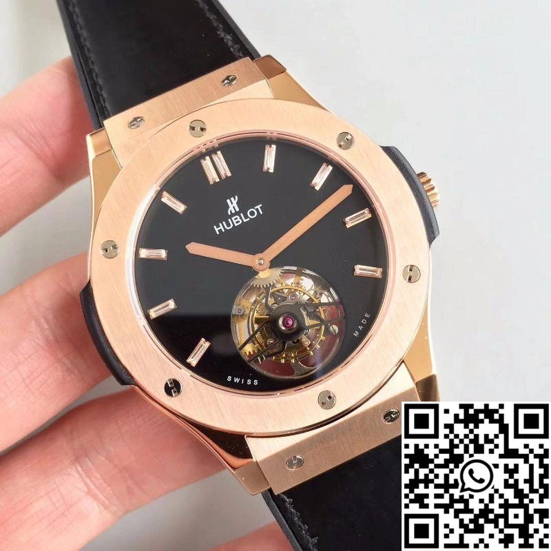 Hublot Classic Fusion Tourbillon 505.OX.1180.LR Black Dial
