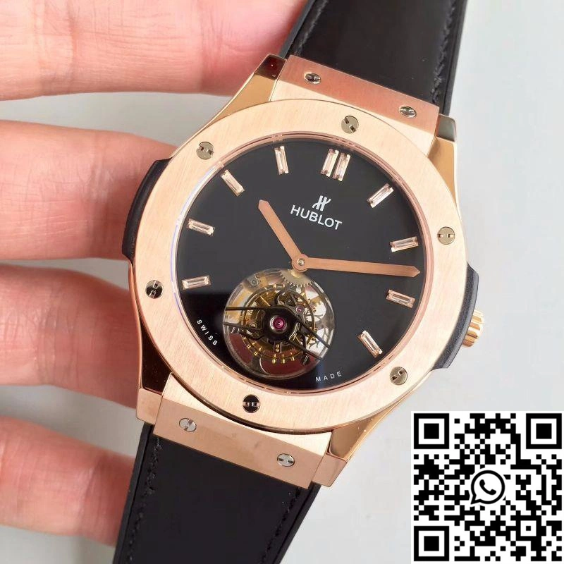 Hublot Classic Fusion Tourbillon 505.OX.1180.LR Black Dial