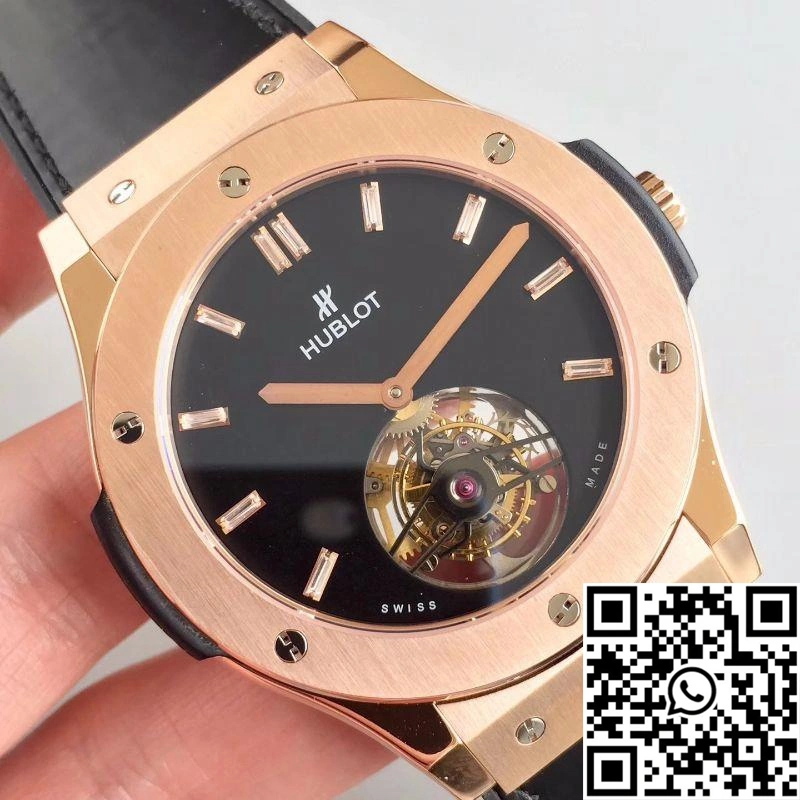 Hublot Classic Fusion Tourbillon 505.OX.1180.LR Black Dial