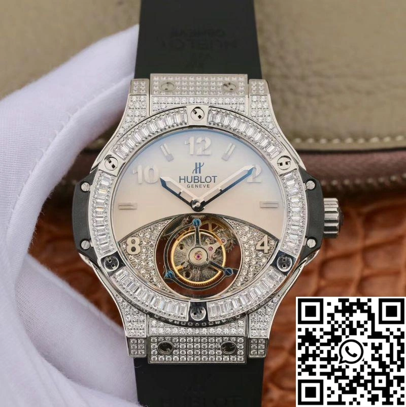 Hublot Classic Fusion Tourbillon White Enamel Dial