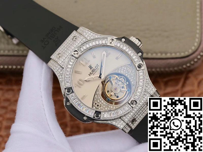 Hublot Classic Fusion Tourbillon White Enamel Dial
