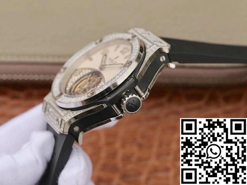 Hublot Classic Fusion Tourbillon White Enamel Dial
