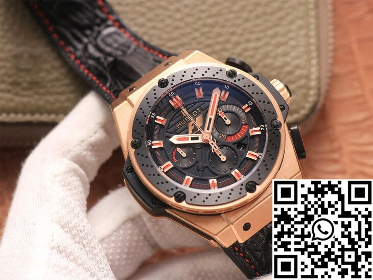 Hublot King Power Ferrari F1 V6 Factory Black Dial Rose Gold