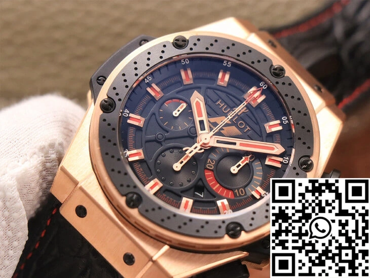 Hublot King Power Ferrari F1 V6 Factory Black Dial Rose Gold