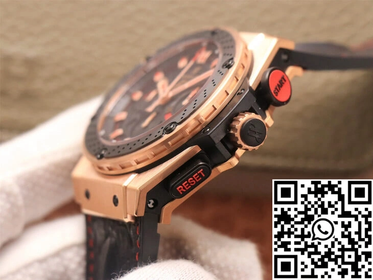 Hublot King Power Ferrari F1 V6 Factory Black Dial Rose Gold
