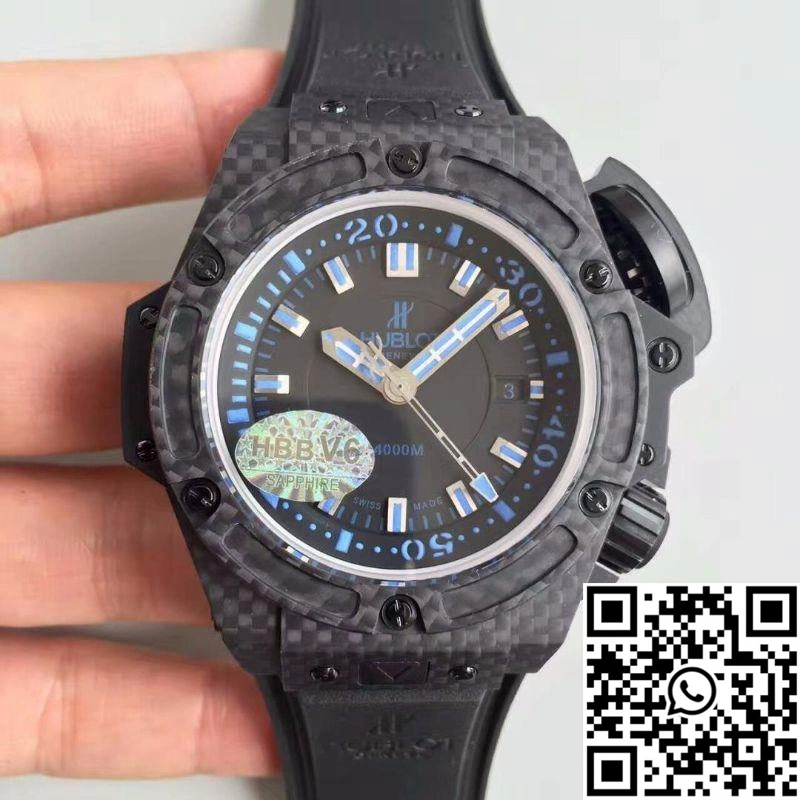 Hublot King Power Musee Oceanographic 731.QX.1190.GR V6 Factory Black Dial
