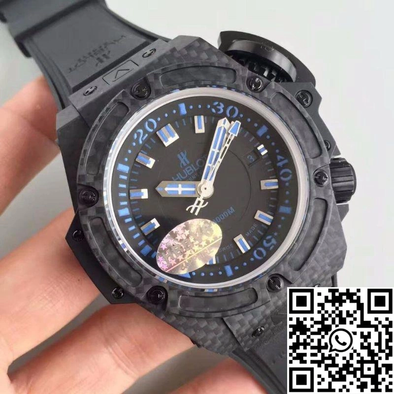 Hublot King Power Musee Oceanographic 731.QX.1190.GR V6 Factory Black Dial