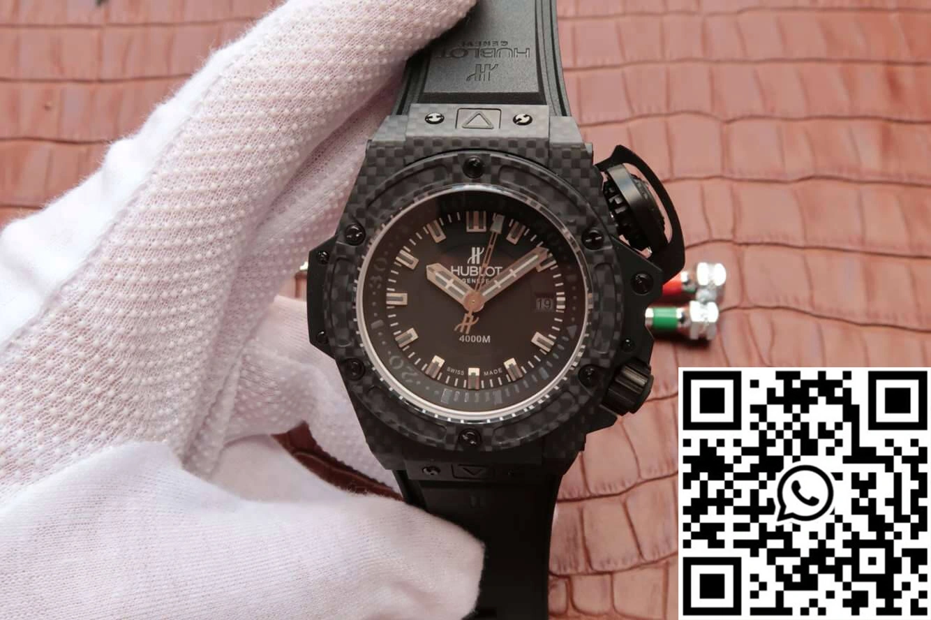 Hublot King Power Oceanographic 4000M 731.QX.1140.RX V6 Factory Forged Carbon Fiber