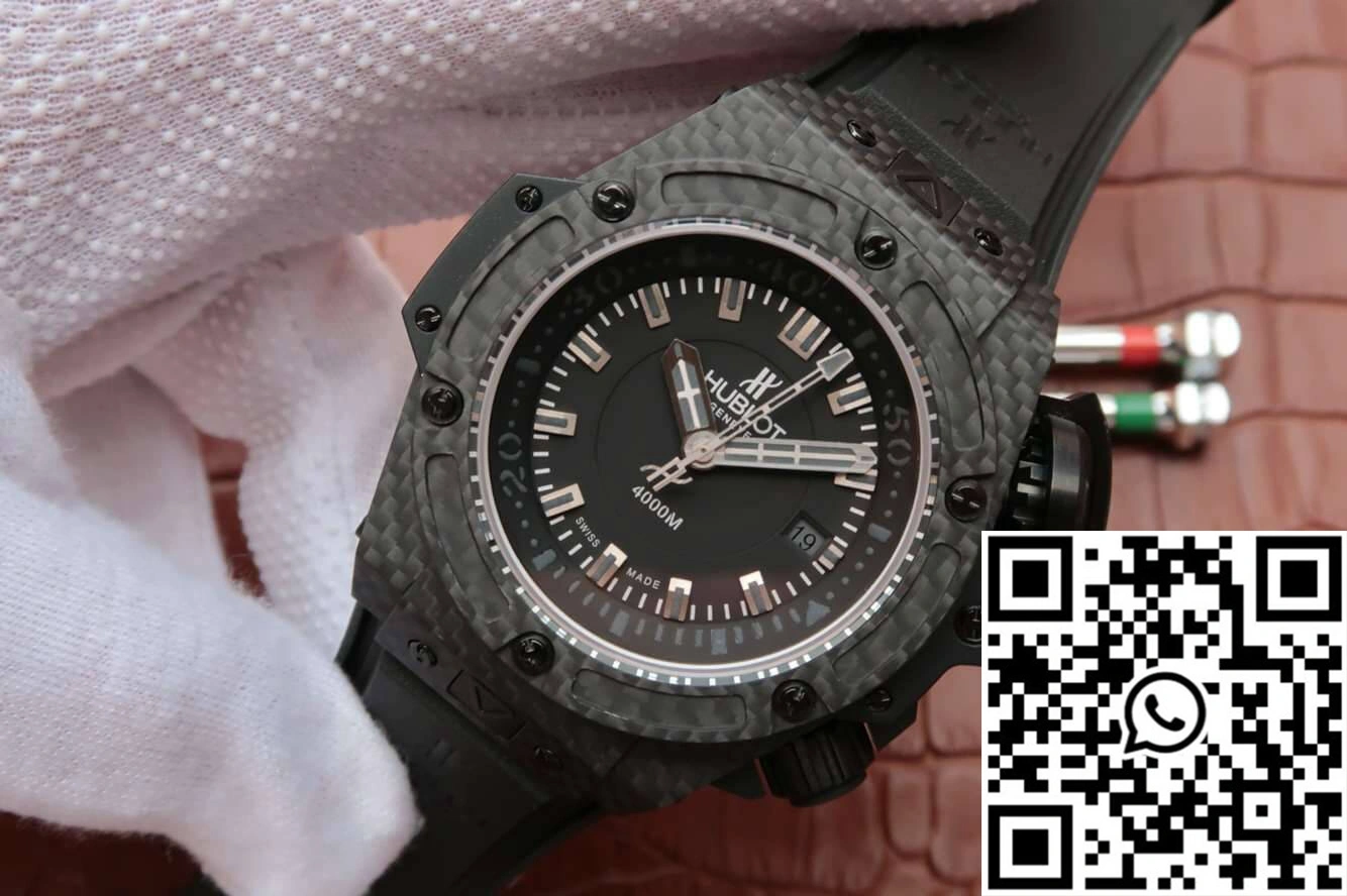Hublot King Power Oceanographic 4000M 731.QX.1140.RX V6 Factory Forged Carbon Fiber