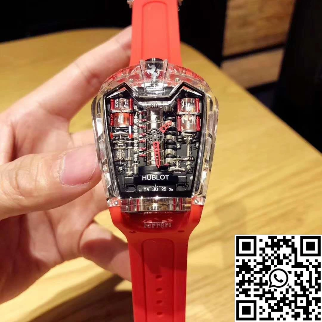 Hublot LaFerrari MP-05 Red Rubber Strap Black Dial