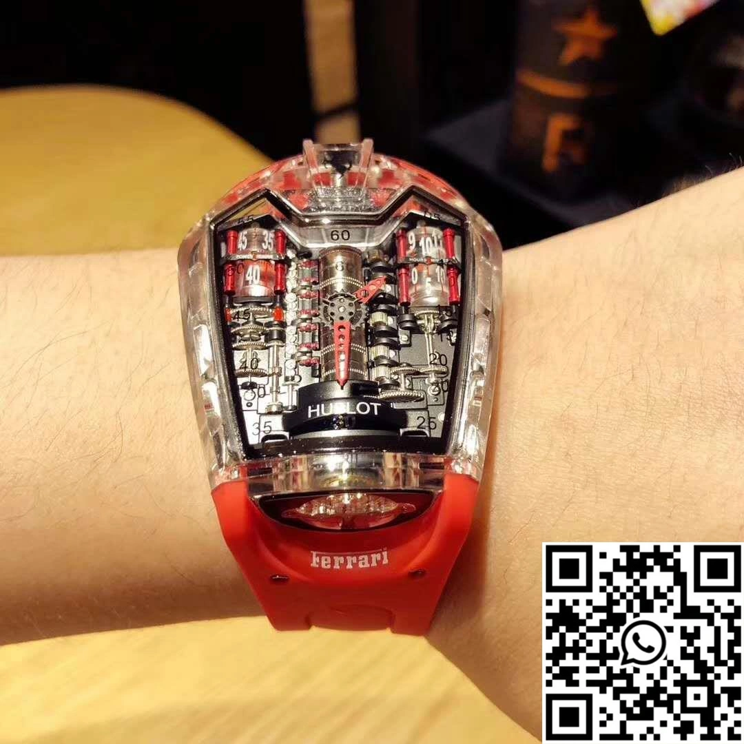 Hublot LaFerrari MP-05 Red Rubber Strap Black Dial