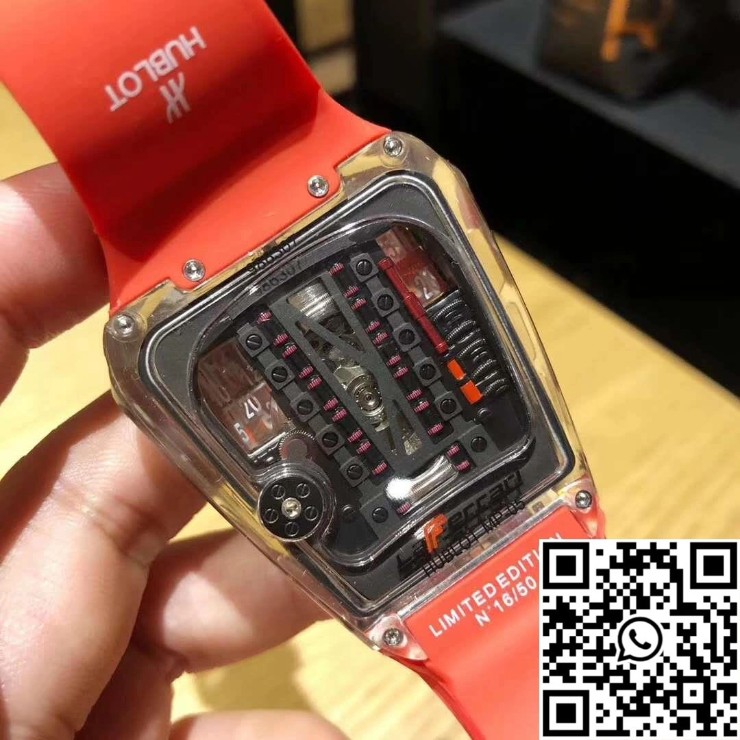 Hublot LaFerrari MP-05 Red Rubber Strap Black Dial