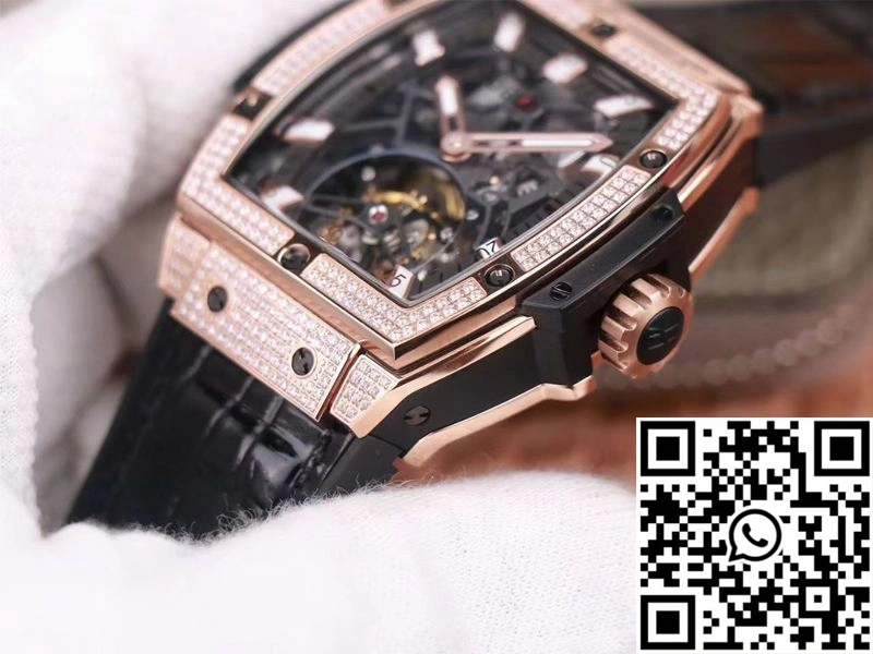 Hublot Masterpiece Tourbillon 906.OX.0123.VR.AES13 JB Factory Rose Gold Diamond