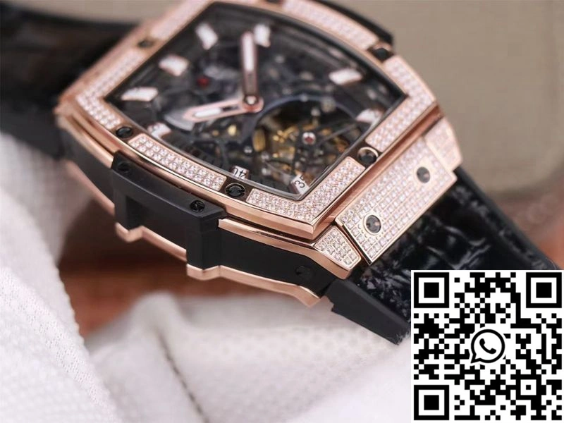 Hublot Masterpiece Tourbillon 906.OX.0123.VR.AES13 JB Factory Rose Gold Diamond