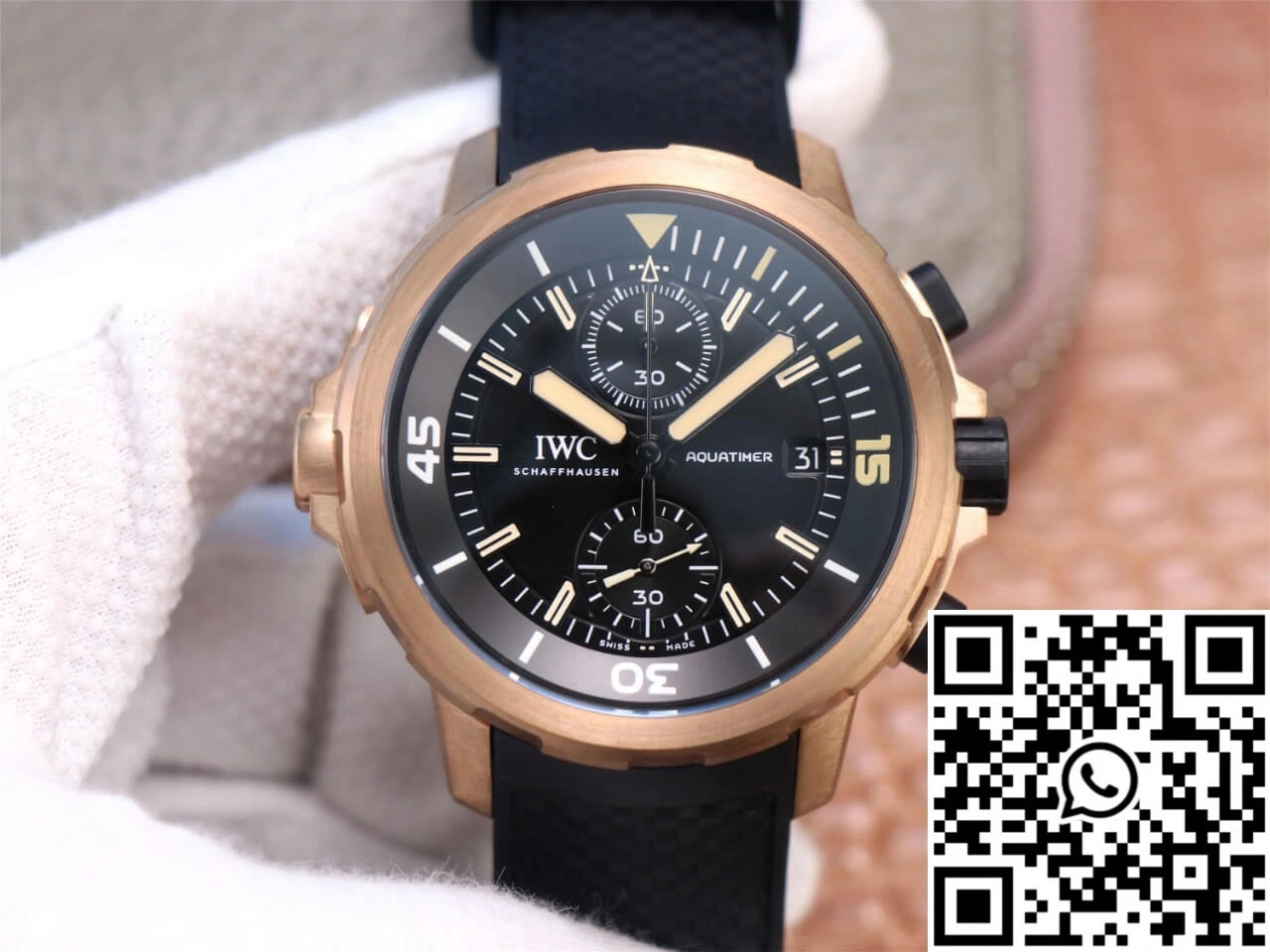 IWC Aquatimer IW379503 Darwin Adventure Tour Special Edition V6 Factory Black Dial