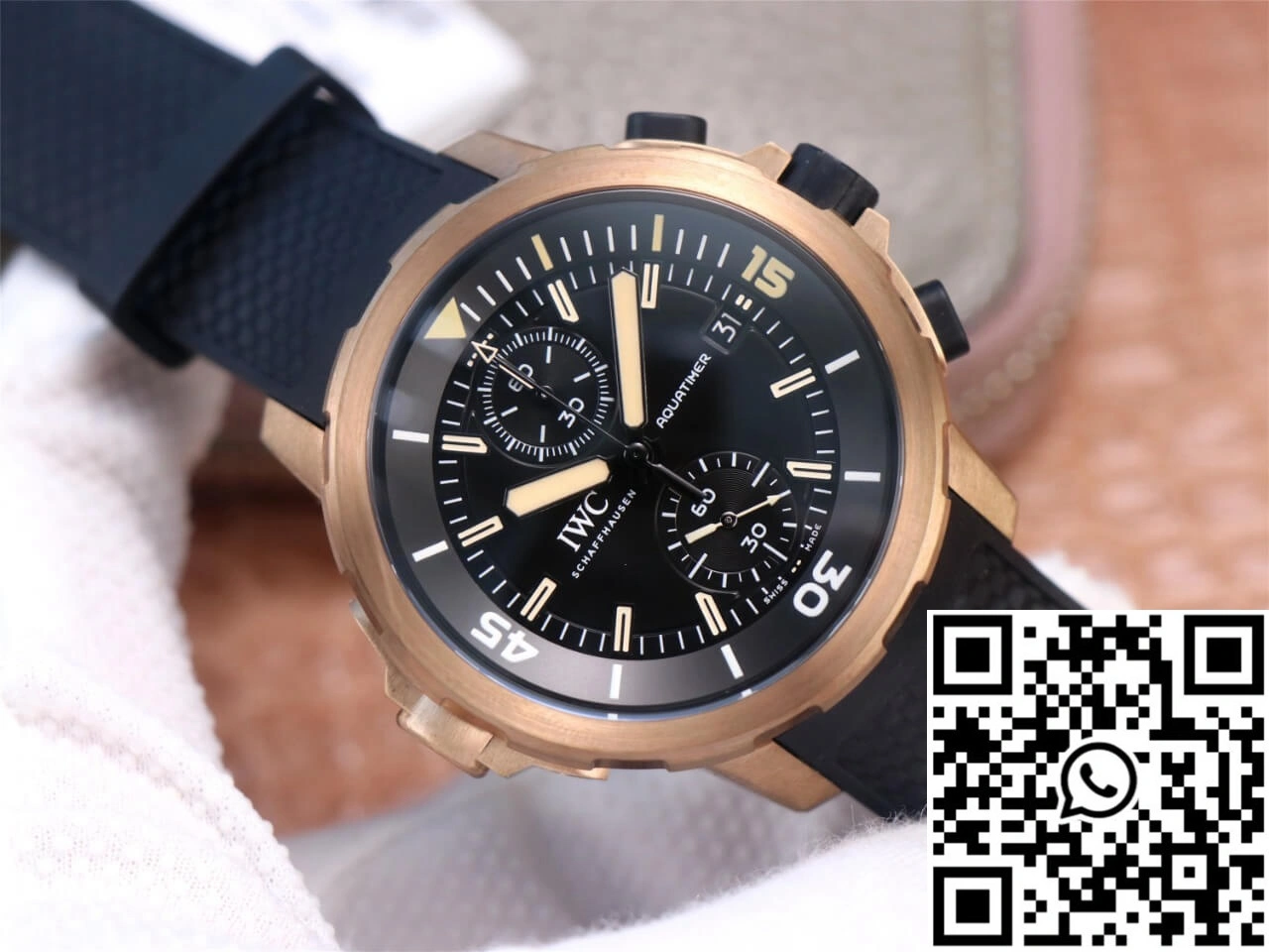 IWC Aquatimer IW379503 Darwin Adventure Tour Special Edition V6 Factory Black Dial