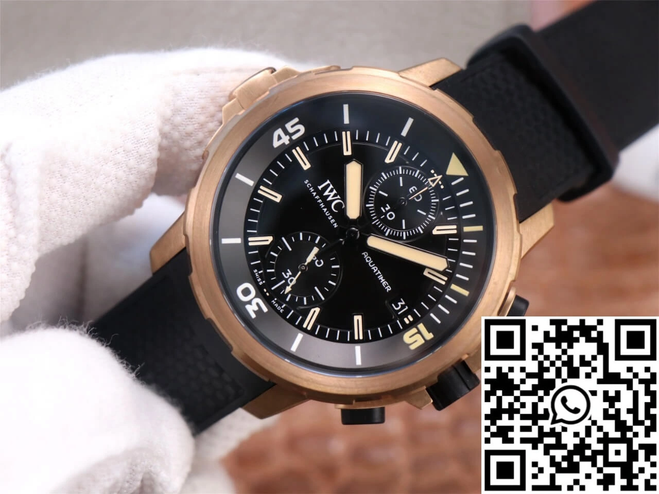 IWC Aquatimer IW379503 Darwin Adventure Tour Special Edition V6 Factory Black Dial