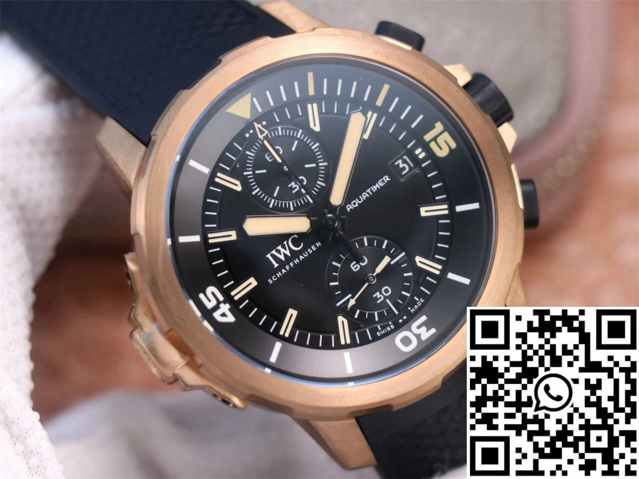 IWC Aquatimer IW379503 Darwin Adventure Tour Special Edition V6 Factory Black Dial