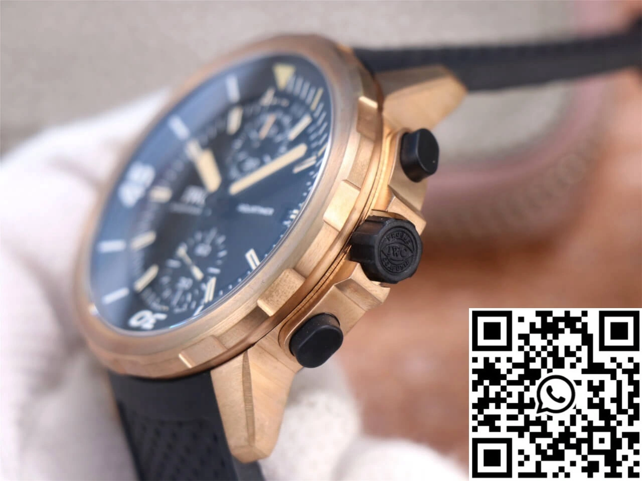 IWC Aquatimer IW379503 Darwin Adventure Tour Special Edition V6 Factory Black Dial