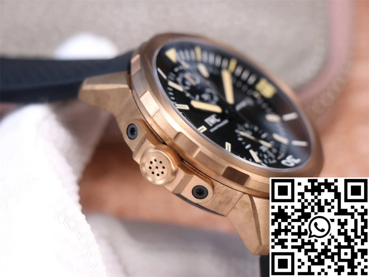 IWC Aquatimer IW379503 Darwin Adventure Tour Special Edition V6 Factory Black Dial