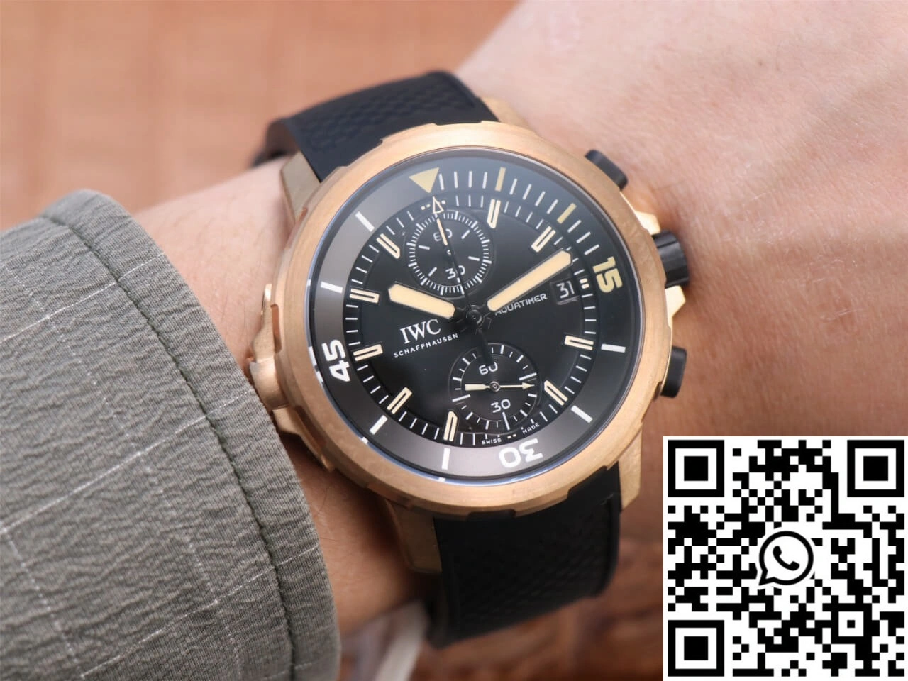IWC Aquatimer IW379503 Darwin Adventure Tour Special Edition V6 Factory Black Dial