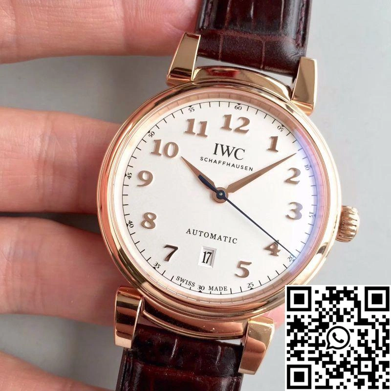IWC Da Vinci Automatic IW356601 Rose Gold MKS Factory White Dial