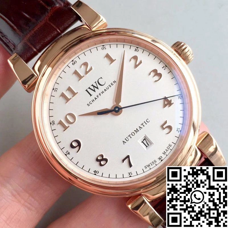 IWC Da Vinci Automatic IW356601 Rose Gold MKS Factory White Dial
