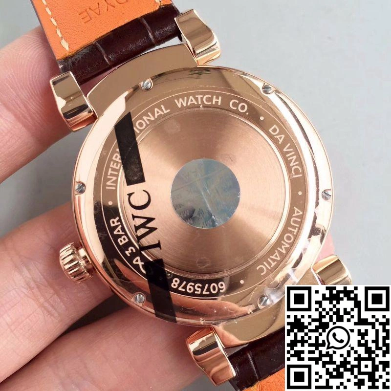 IWC Da Vinci Automatic IW356601 Rose Gold MKS Factory White Dial