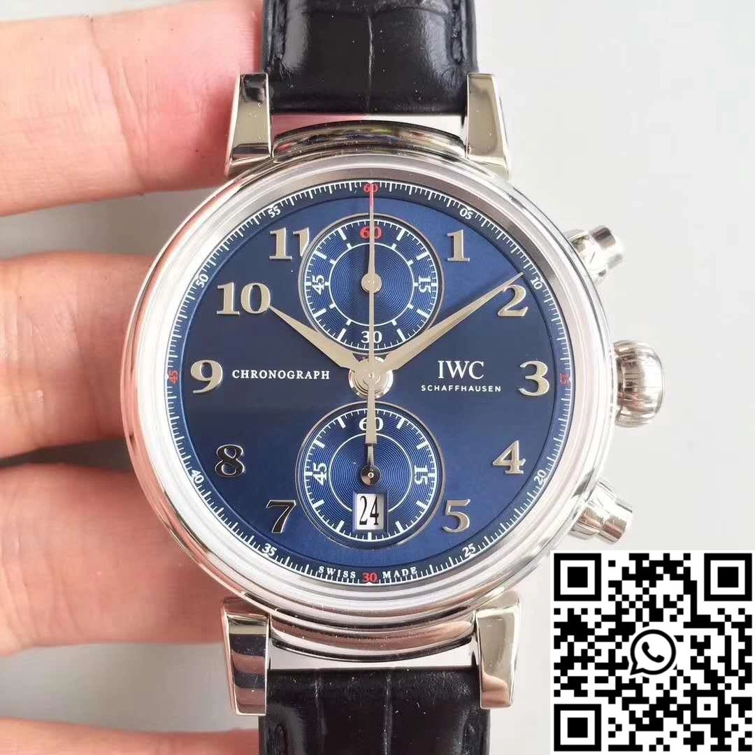 IWC Da Vinci Chronograph Edition Sport For Good Fundation IW393402 ZF Factory Blue Dial