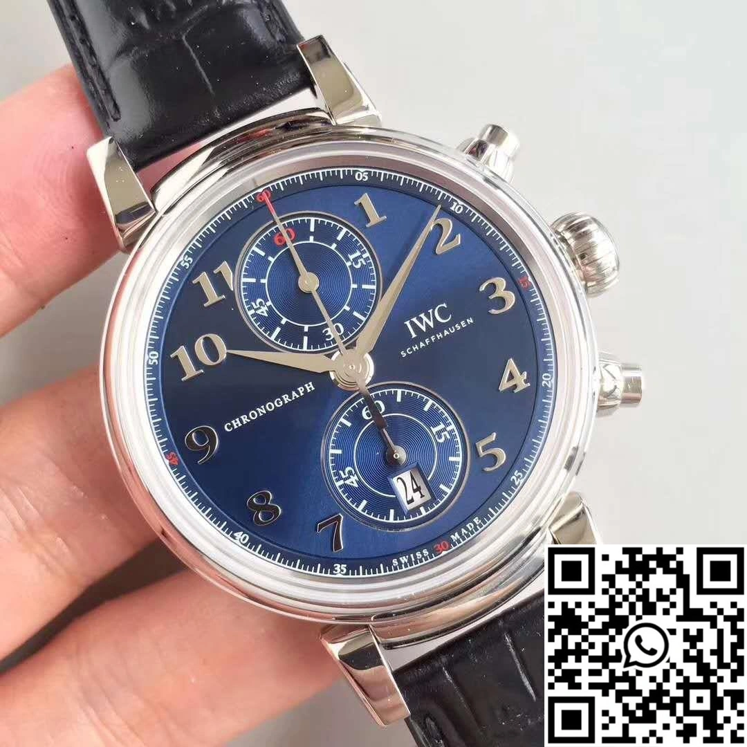 IWC Da Vinci Chronograph Edition Sport For Good Fundation IW393402 ZF Factory Blue Dial