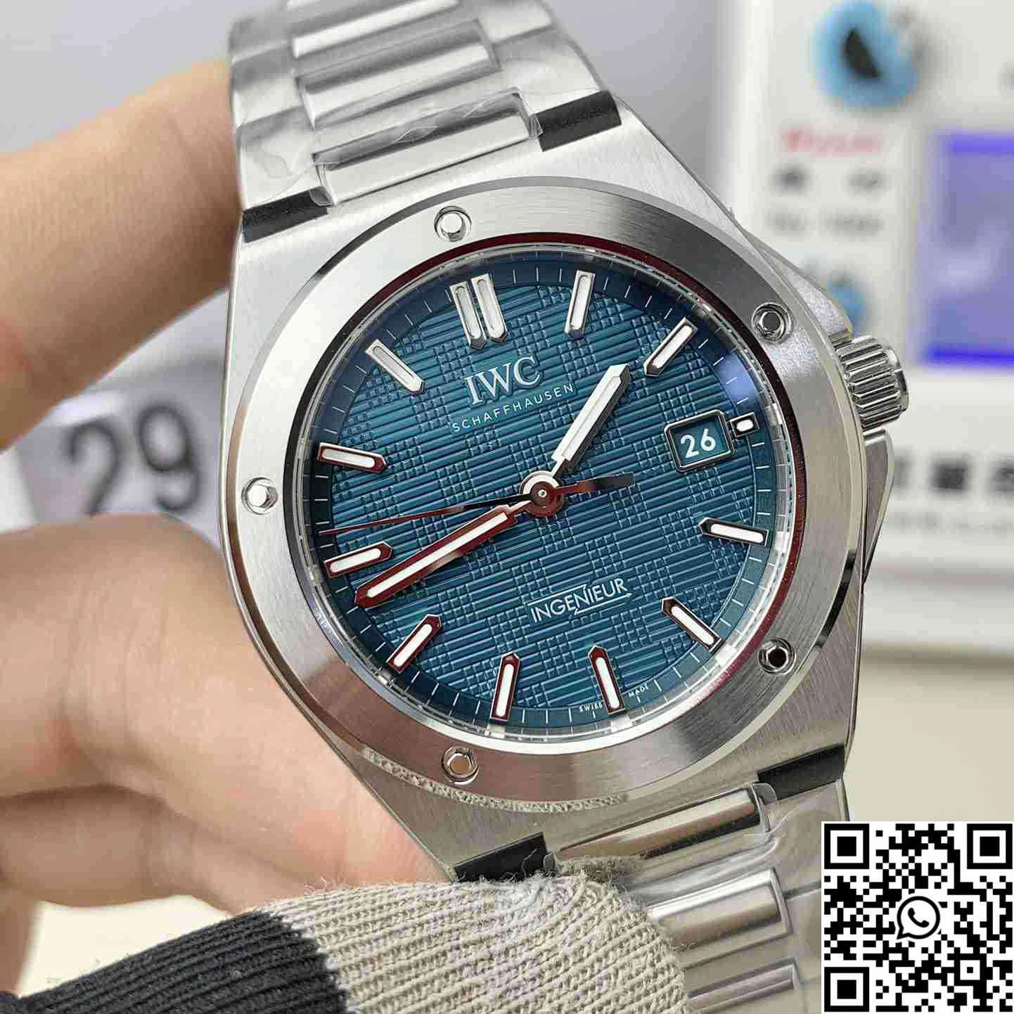IWC Ingenieur 40mm IW328903 V7 Factory 40mm Blue Dial
