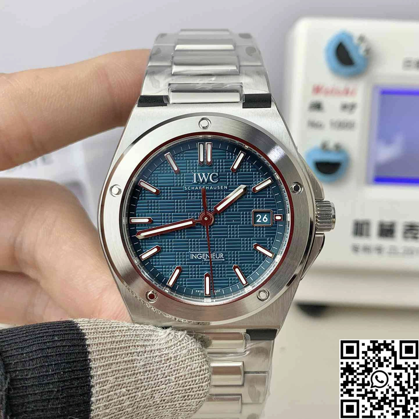 IWC Ingenieur 40mm IW328903 V7 Factory 40mm Blue Dial