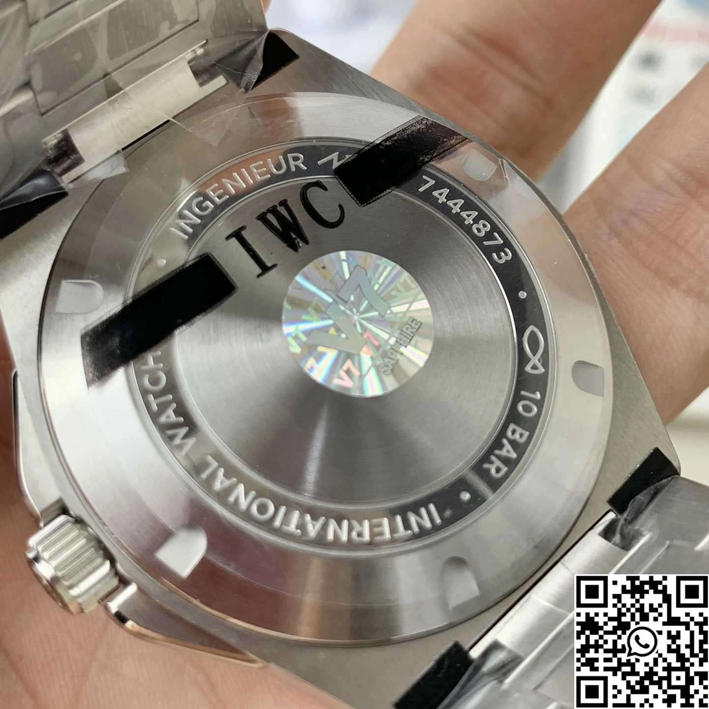 IWC Ingenieur 40mm IW328903 V7 Factory 40mm Blue Dial