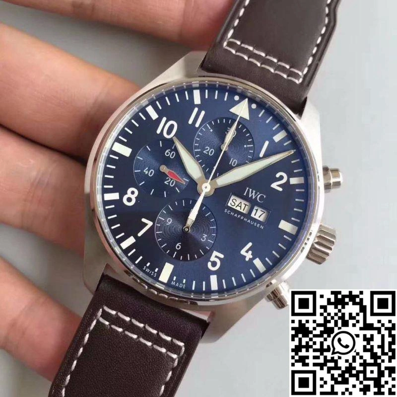 IWC Pilot Chronograph Edition Le Petit Prince IW377713 ZF Factory Blue Dial