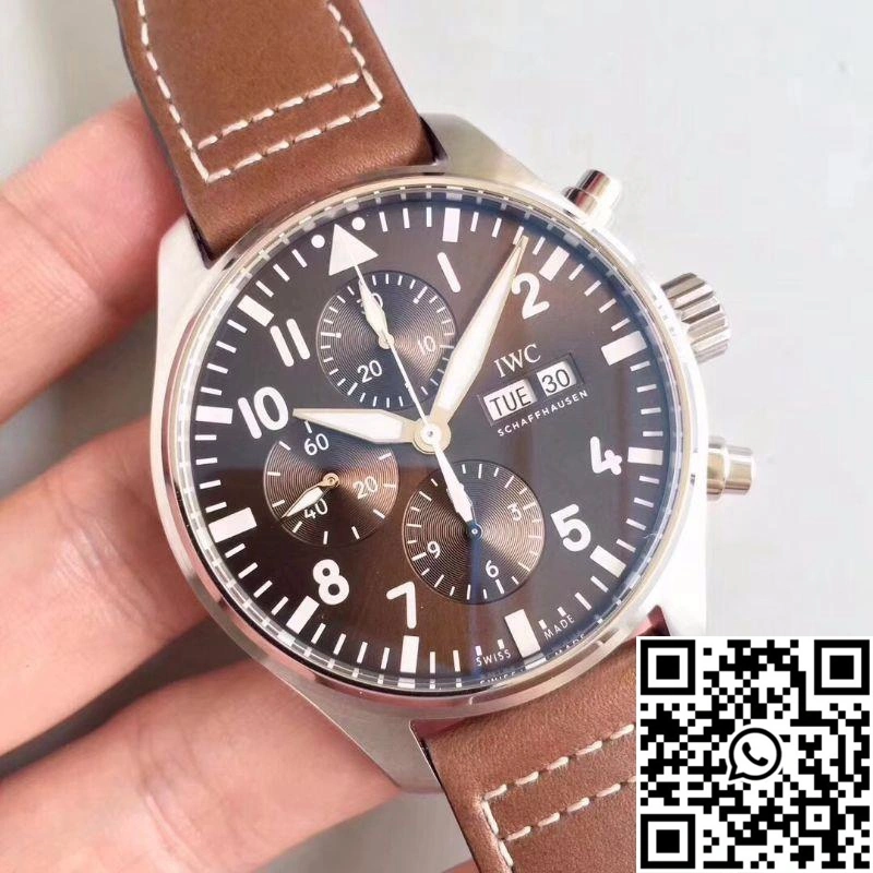 IWC Pilot Chronograph Edition Le Petit Prince IW377713 ZF Factory Chocolate Dial