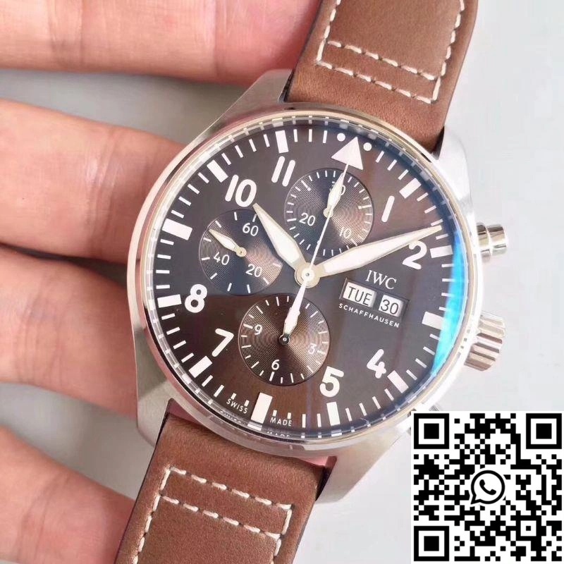 IWC Pilot Chronograph Edition Le Petit Prince IW377713 ZF Factory Chocolate Dial