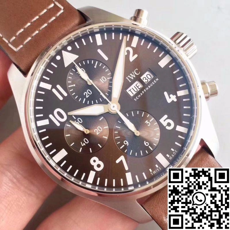 IWC Pilot Chronograph Edition Le Petit Prince IW377713 ZF Factory Chocolate Dial