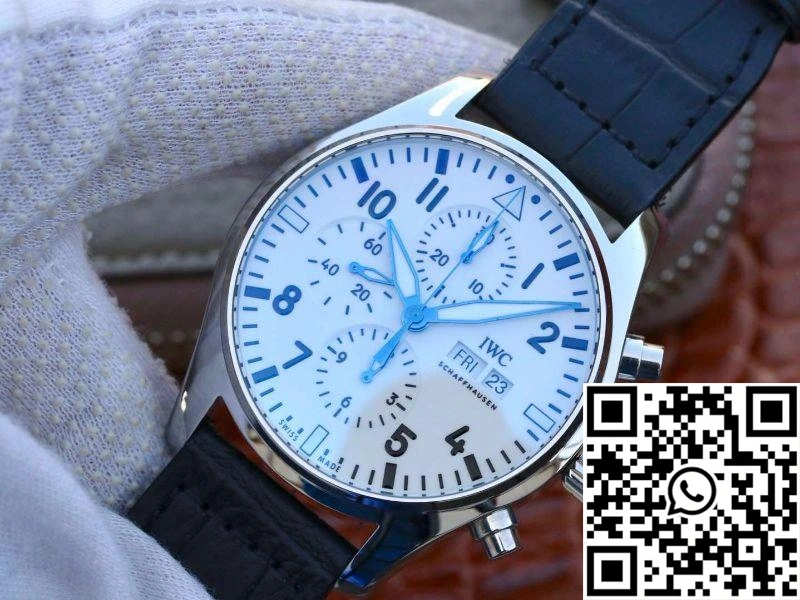 IWC Pilot Chronograph IW377725 ZF Factory White Dial