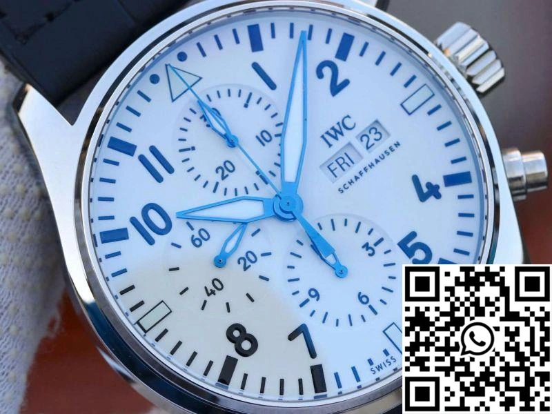 IWC Pilot Chronograph IW377725 ZF Factory White Dial