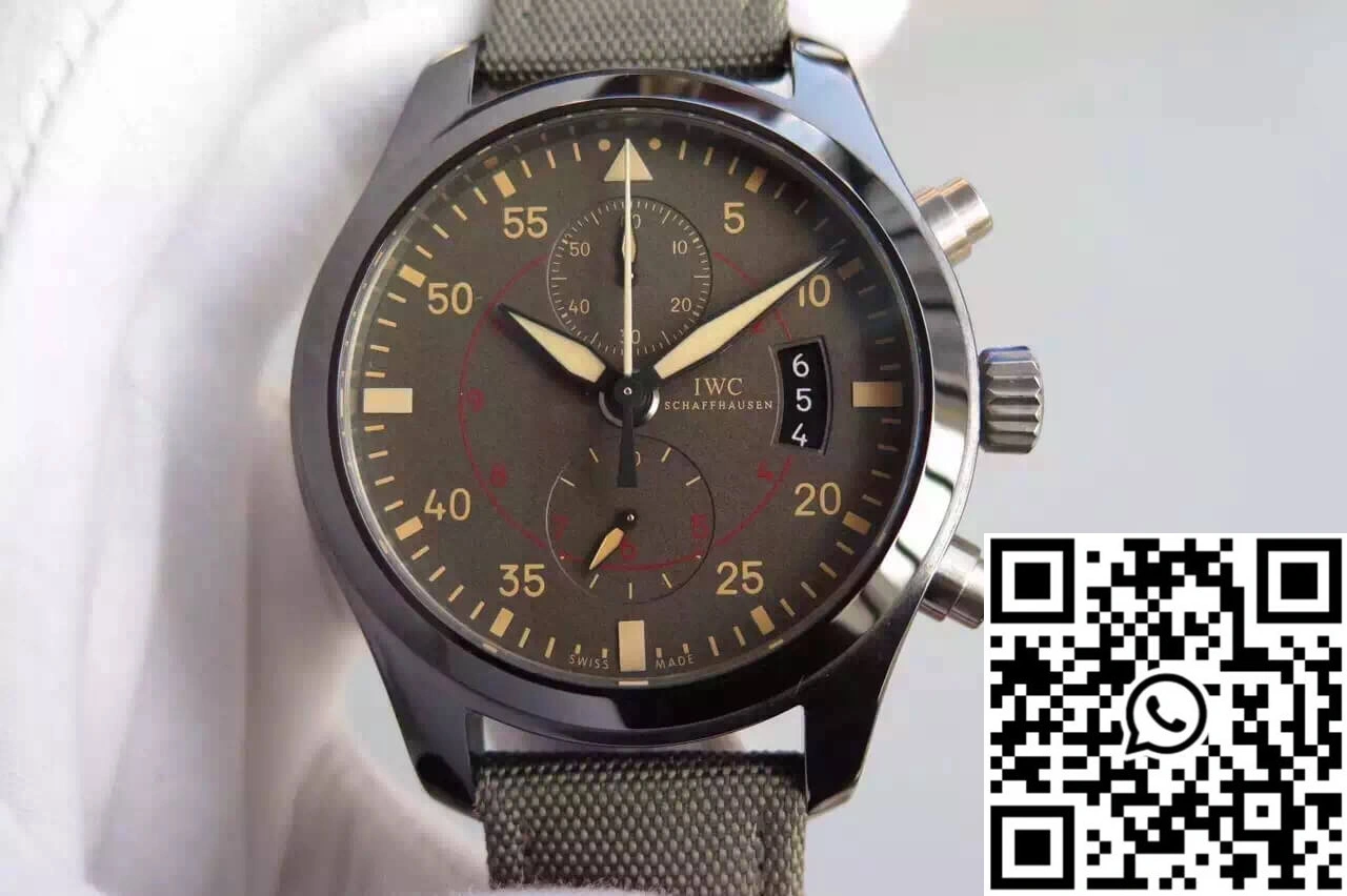 IWC Pilot IW388002 V6 Factory Charcoal Gray Dial
